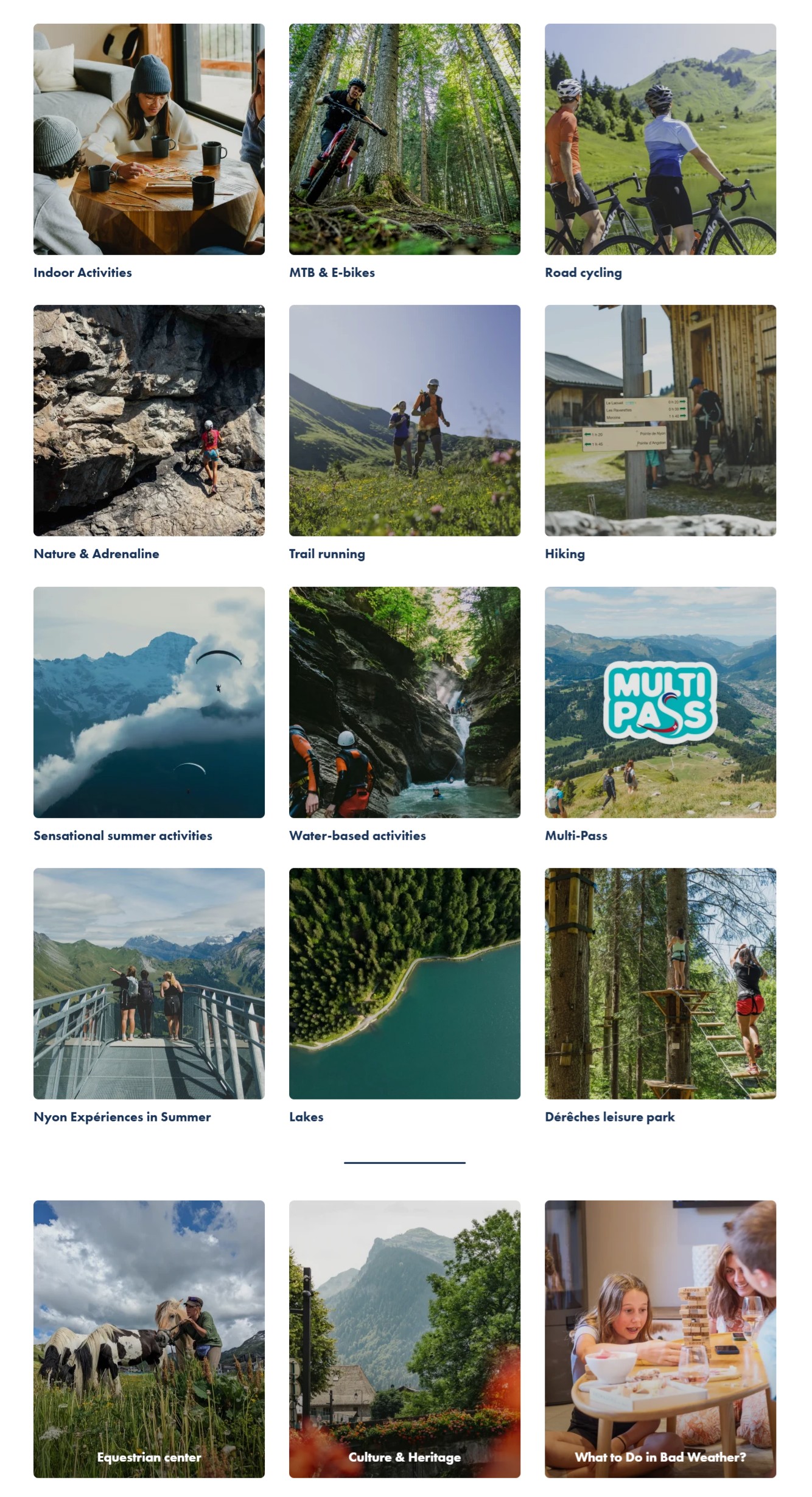 Summer activities in Morzine Avoriaz
