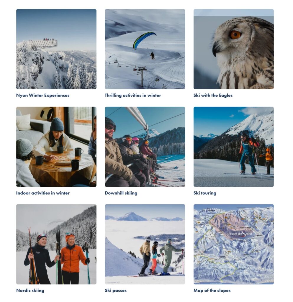 Winter activities in Morzine
